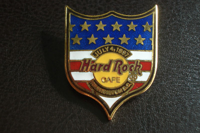 HRC Hard Rock Cafe Washington 4th of July 1997 Shield - Stars and Stripes Logo