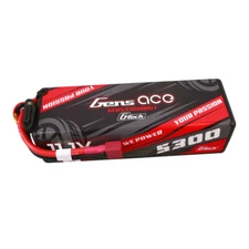 GensAce G-Tech 5300mAh 11.1V 60C HardCase 3S Lipo Battery Deans For ARRMA RC Car