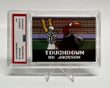 TECHMO BOWL BO JACKSON custom art card, he was UNSTOPPABLE! B.S. SLAB