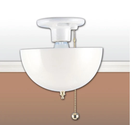 Westinghouse PANTALLA DE LÁMPARA Clip-On Domo Blanco Acrílico en Forma de A Bombilla 1 paquete 81494 ¡NUEVO! Foto 2 de 2