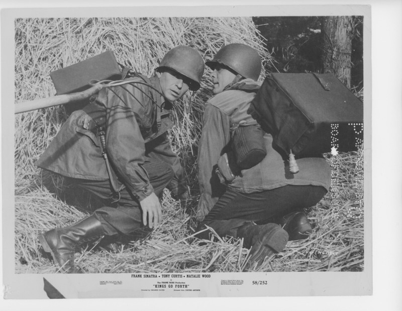 10 Movie Stills Blk & Wht 8x10 Milltary "Kings Go Forth" Sinatra