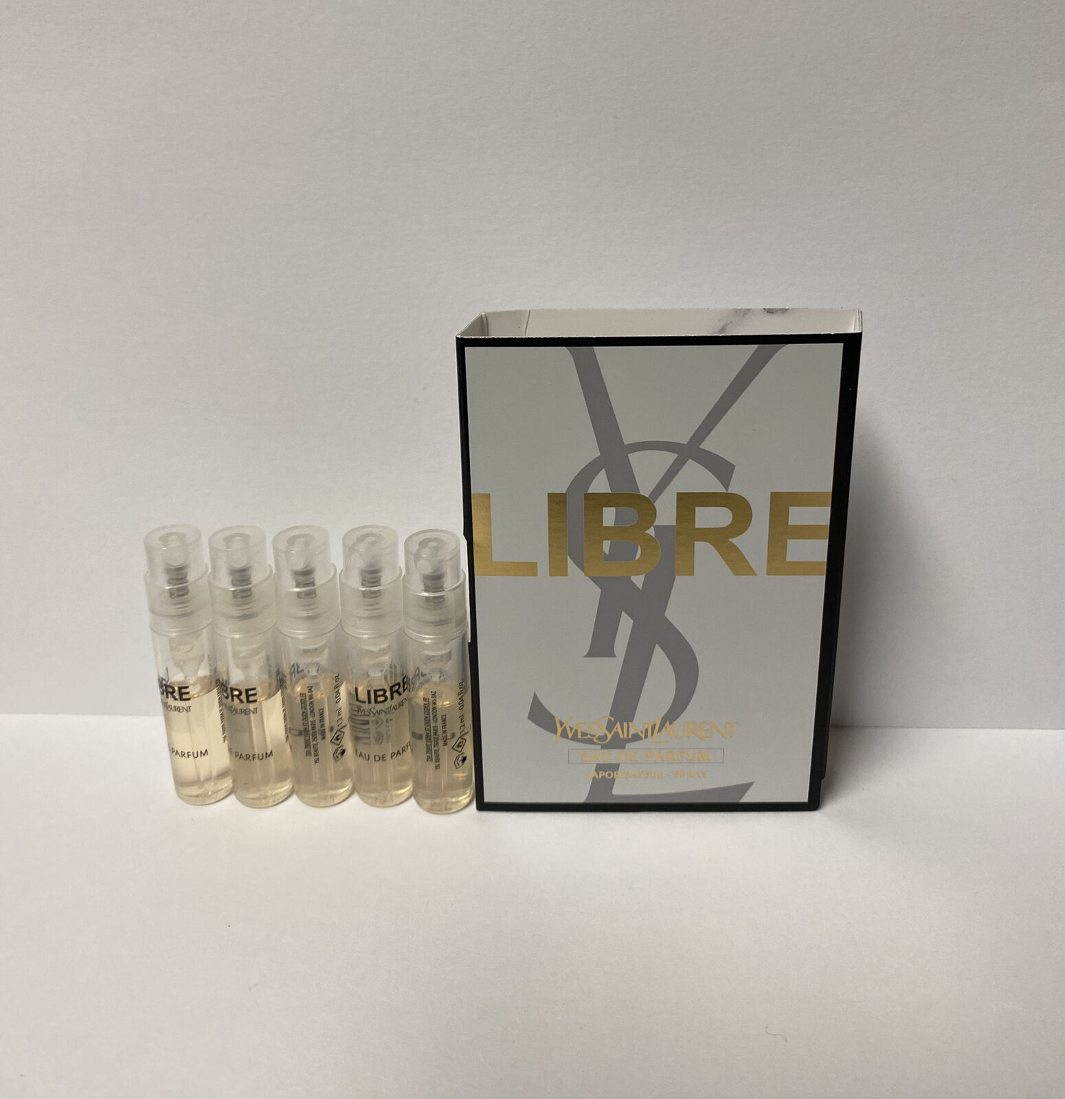 5 Yves Saint Laurent YSL Libre EDP Spray Sample Vial 0.04 oz/1.2 ml Travel
