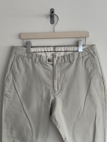 Reiss “Medway” Skinny Cropped Chino Trousers Light Greeen Grey W36 - Picture 3 of 13