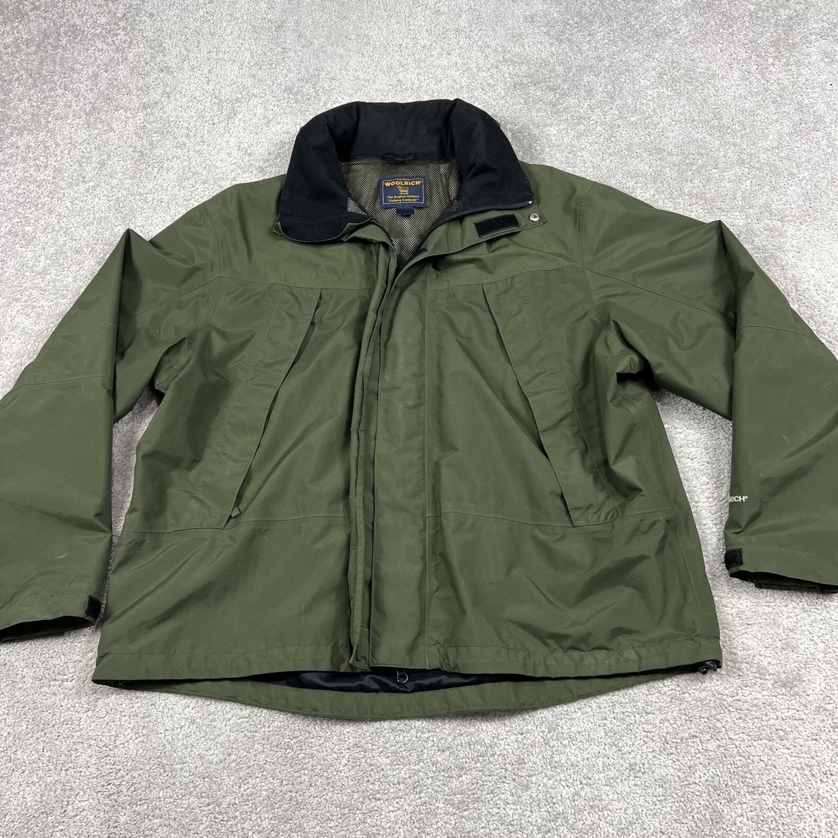 お値下げ　WOOLRICH フード付きジャケット S オリーブグリーン ウールリッチ WOOLRICH ウールリッチ WOOLRICH CLOUD MADISON JACKET