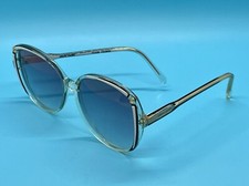 Vintage Pierre Cardin Marie Sunglasses w/ White Trim Made In France