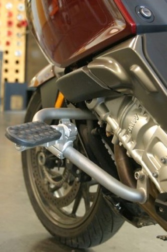 Clavijas de conductor para barra de choque de protección de motor de 1" en PLATEADO para motocicletas BMW - Imagen 3 de 3