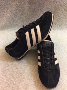 black suede adidas womens
