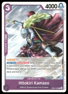 Hitokiri Kamazo EB04-035 Common The Azure Sea's Seven One Piece TCG