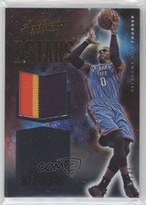 2015 Panini Absolute NBA Stars Materials Prime 14/25 Russell Westbrook #12 5z8