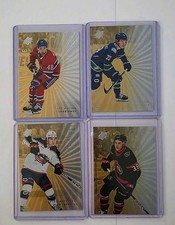 Upper Deck 2024-25 SPx Gold Rookie- Lot Lane Hutson Lekkerimäki Mateychuk Ostapc