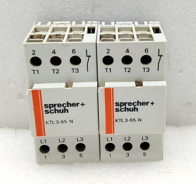 Sprecher+Schuh Definite Purpose Schütz KTL3-65-N 65A 690V 2 Stück Gebraucht