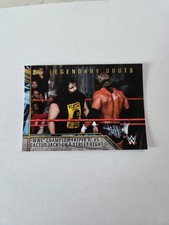 2017 TOPPS LEGENDS LEGENDARY BOUTS TRIPLE H CACTUS JACK  # 18