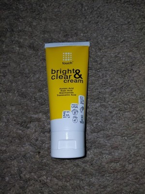 Touch Bright Clear Cream 2 oz Vegan Cruelty-Free Face Dark Spots Discoloration