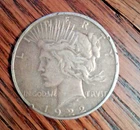 1922-D Peace Silver Dollar circulated Good Condition