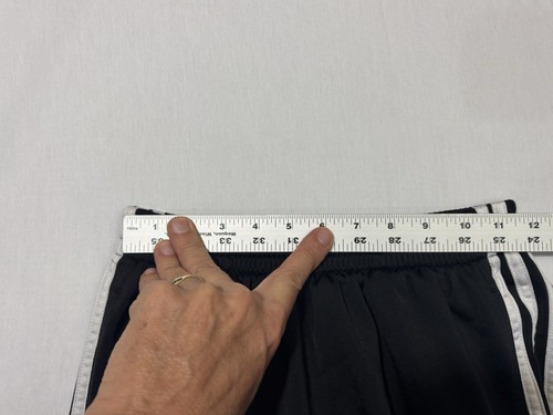 Adidas Track Pants Youth Large 14 Athletic Fit 3-Stripes Black Boys Joggers - Picture 7 of 13
