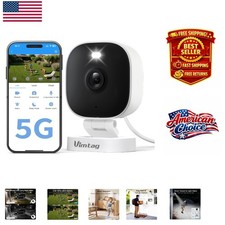 Advanced 2.5K Security Camera with Color Night Vision  Cloud Storage Options