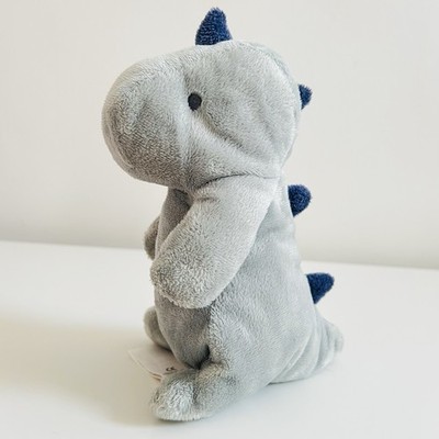 F&F Tesco blau/grau Dinosaurier Plüsch Tröster Stofftier Beanie Penner Fred Flo Teddy