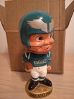 Vintage 1960’s Philadelphia Eagles Bobblehead Nodder Round Gold Base, Mint! — photo 5