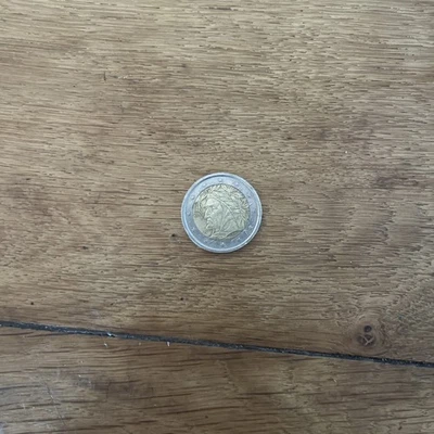 pièce de 2 euros rare 2002 dante alighieri - Photo 1/2