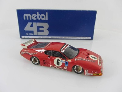 Danhausen WM 1:43 Handarbeitsmodell Ferrari 512 BB Budweiser, guter Zustand, OVP