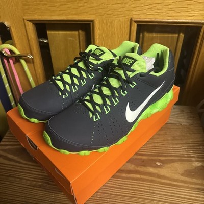 Nike Reax 9 TR Herren Größe UK 10 EU 45 Grün Dunkelgrau Neu