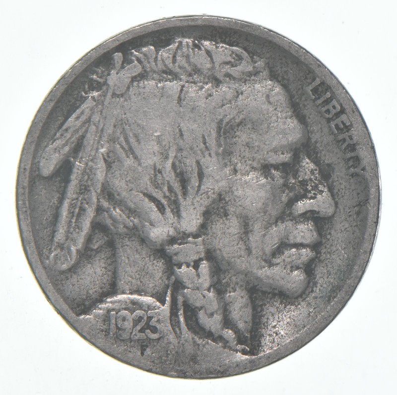 1923-S Indian Head Buffalo Nickel Average Circ *0026