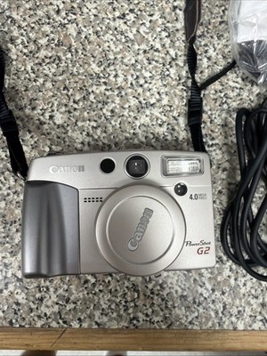 Canon PowerShot G2 4.0MP Digital Camera PC1015 Tested Working Tons Of Extras
