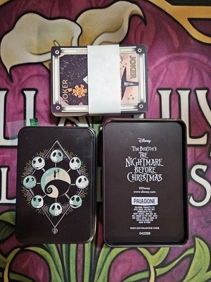 Tim Burton s Nightmare Before Christmas Playing Cards with Collectible Tin 