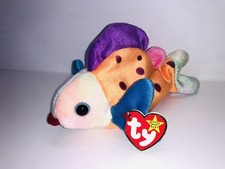 Ty Beanie Babies Lips The Fish 1999 Excellent Condition With Tag Soft Push Toy