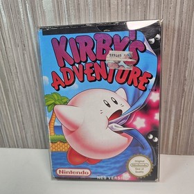 Official Nintendo Nes Kirby's Adventure UK PAL Manual Sleeve Foam Box Protector 