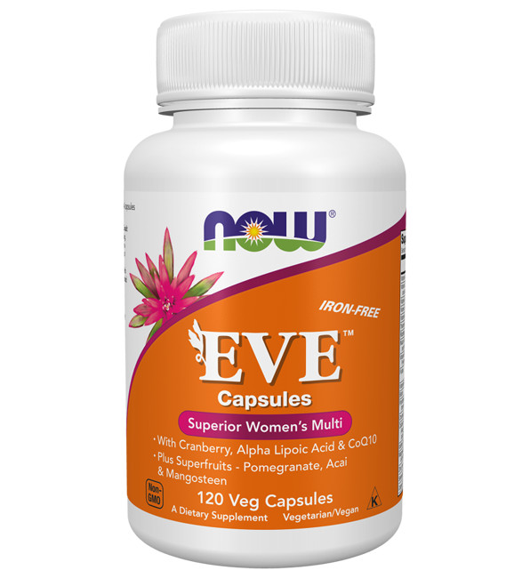 Now Foods Eve Vitamins & Minerals For Women Iron Free 120 VCaps