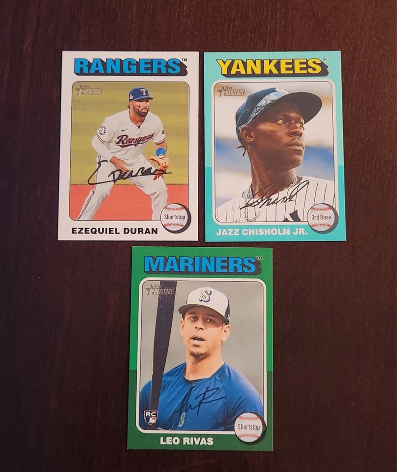 2024 Topps Heritage High Number White Border, Aqua Border, Green Border - Image 1 of 1
