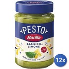 12x  Pesto Barilla Gr 190 Basilico Limone