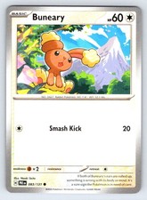 Buneary 083/131 Common Prismatic Evolutions Pokemon Heavily Played