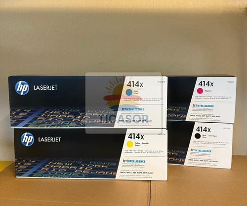 HP 414X High-Yield Toner Cartridge Set-Black, Cyan, Magenta, Yellow ( 4-pack)