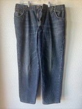 Vintage Bugle Boy Jeans Men s 36x29 Loose Baggy Skate Y2K Made In USA Dark Wash