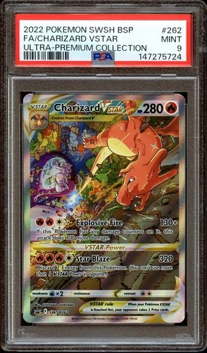 New ListingPSA 9 MINT Charizard VSTAR SWSH262 UPC Promo ULTRA-PREMIUM Pokemon Card 724