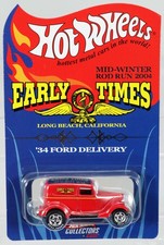 Hot Wheels '34 Ford Delivery Early Times Mid Winter Rod Run 2004 H1528 NRFP Red