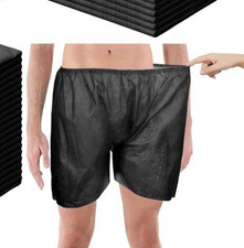 24 Disposable Exam Shorts ~ Medical Patient Unisex Non Woven Large Bottoms