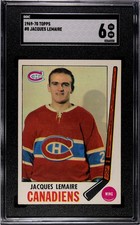 1969-70 Topps #8 Jacques Lemaire SGC 6 - BRAND NEW SLAB!