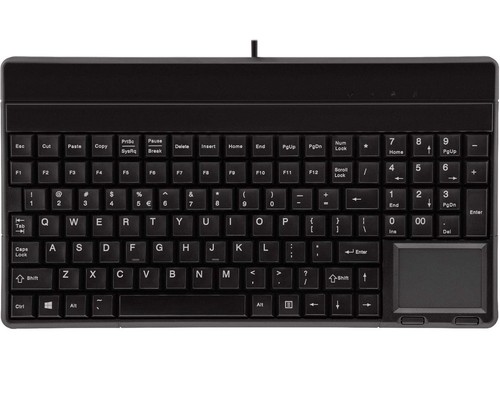 New Cherry SPOS G86-62401 Compact USB POS Keyboard w/ Trackpad, 106 Key, IP54 - Picture 2 of 6