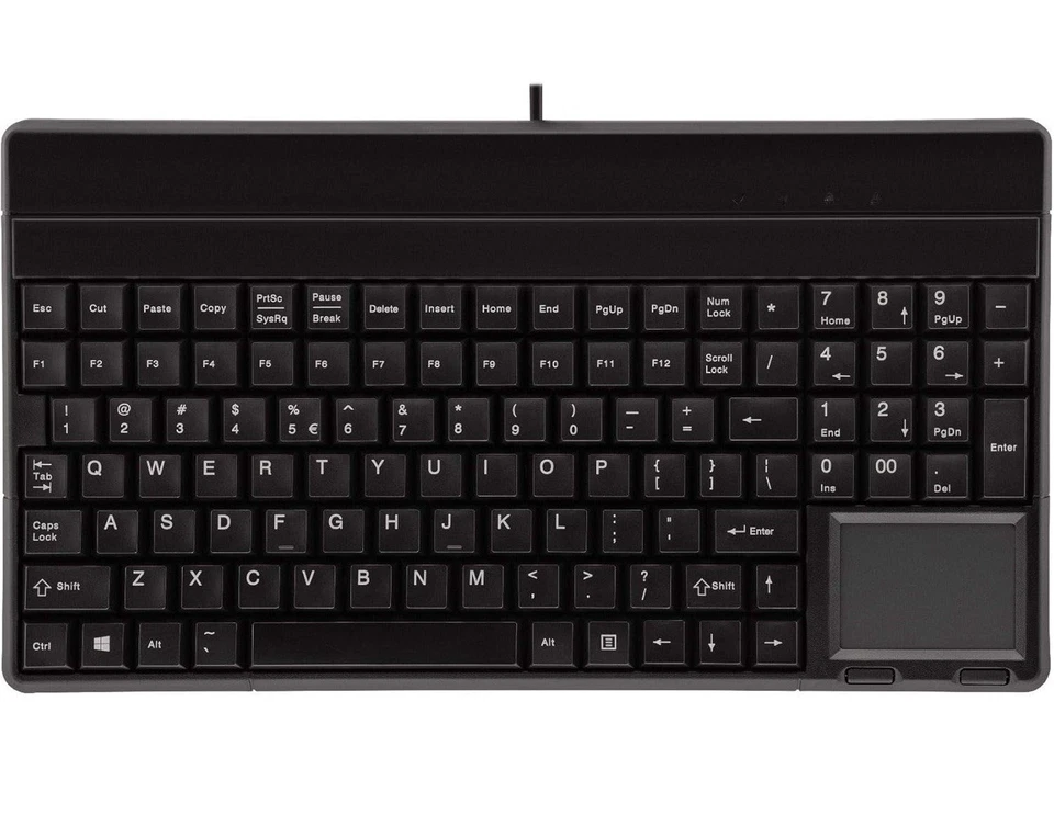 New Cherry SPOS G86-62401 Compact USB POS Keyboard w/ Trackpad, 106 Key, IP54 - Image 2 of 4