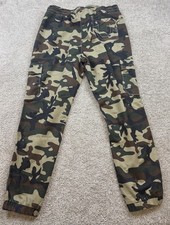 True Religion Mens Pants Extra Large Camo Cargo SN Joggers Streetwear Hip Hop