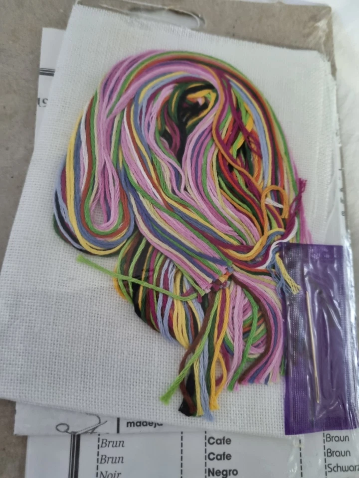 A Gorgeous Bucilla Cross Stitch Kit Called Summer Garden Floral - Image 2 of 2