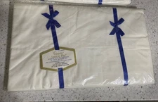 Wamsutta Supercale Plus White Double Flat Sheet - NEW OLD STOCK, SEALED