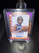 2024-25 Topps Finest Basketball Tristen Newton RC Auto Rookie Finest #RFA-TN