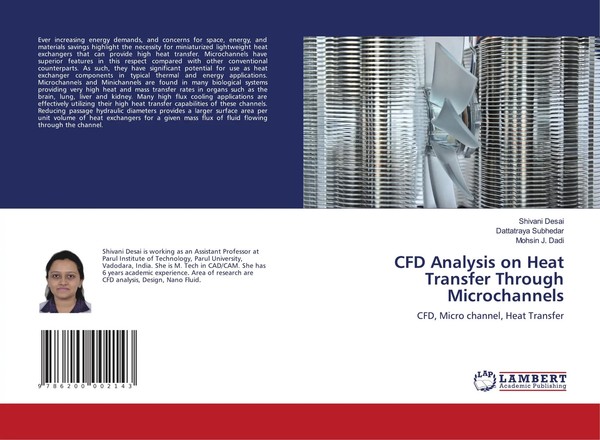 CFD Analysis On Heat Transfer Through Microchannels Shivani Desai (U. A.) Buch-image