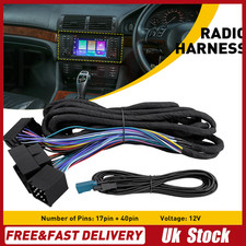 6m Extension Cable Harness For BMW E46 E39 E53 Radio Stereo 17+40 Pin 6 Metre