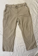 Carhartt Pants Men's B151 38x30 Loose Original Fit Khaki Work Cotton Canvas