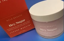 NCLA BEAUTY HEY SUGAR EXFOLIATING BODY SCRUB 🍸LYCHEE MARTINI Skincare FREESHIP